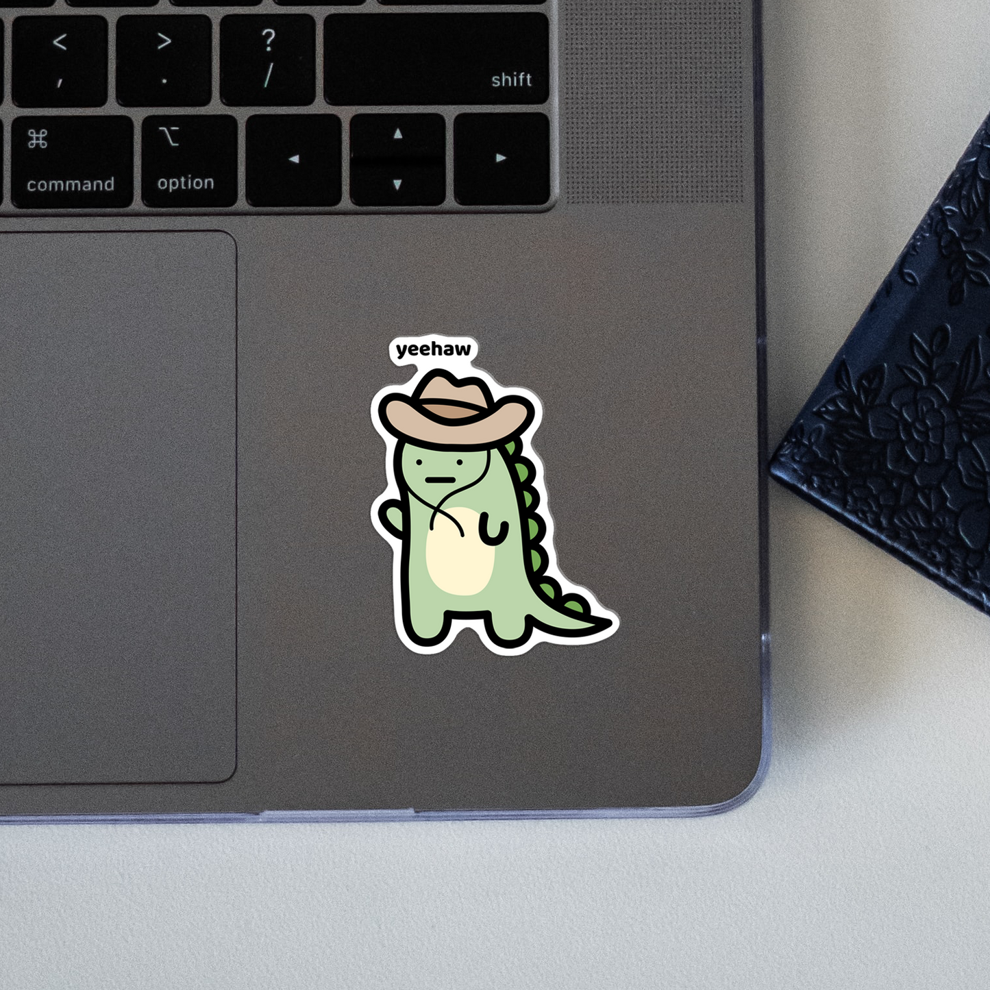 Cowboy Dino Sticker