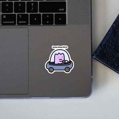 Beep Beep Sticker