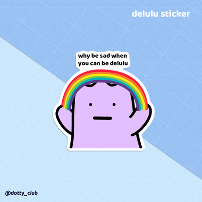 Delulu Sticker