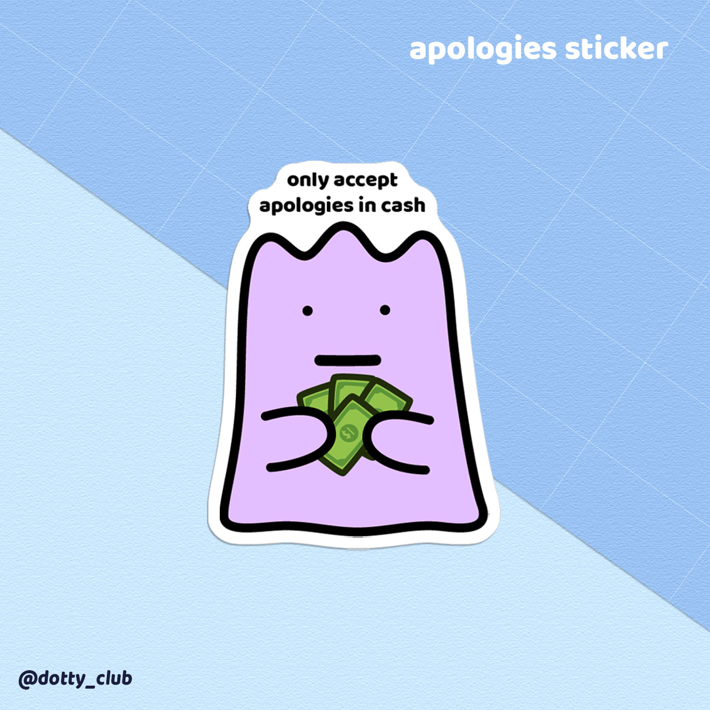Apologies Sticker