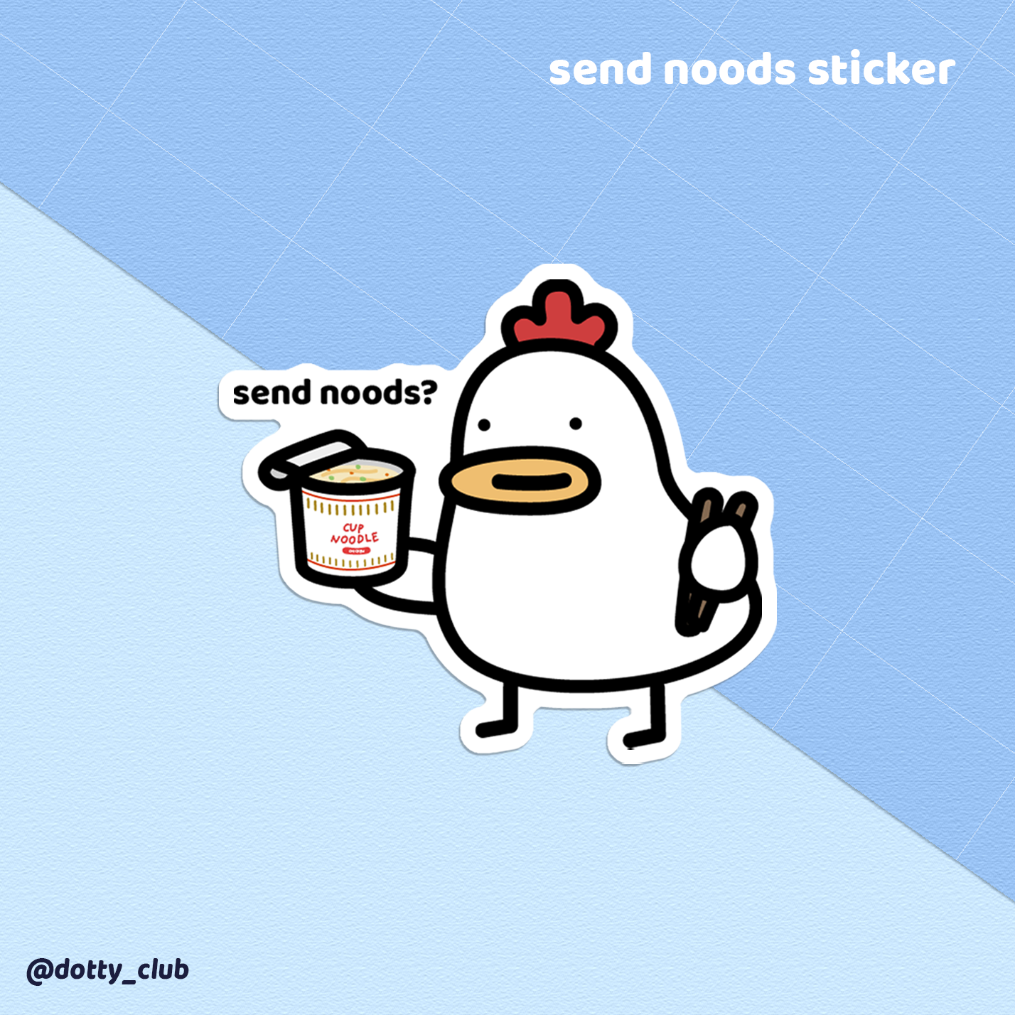 Send Noods Sticker