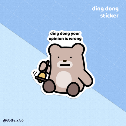 Ding Dong Sticker