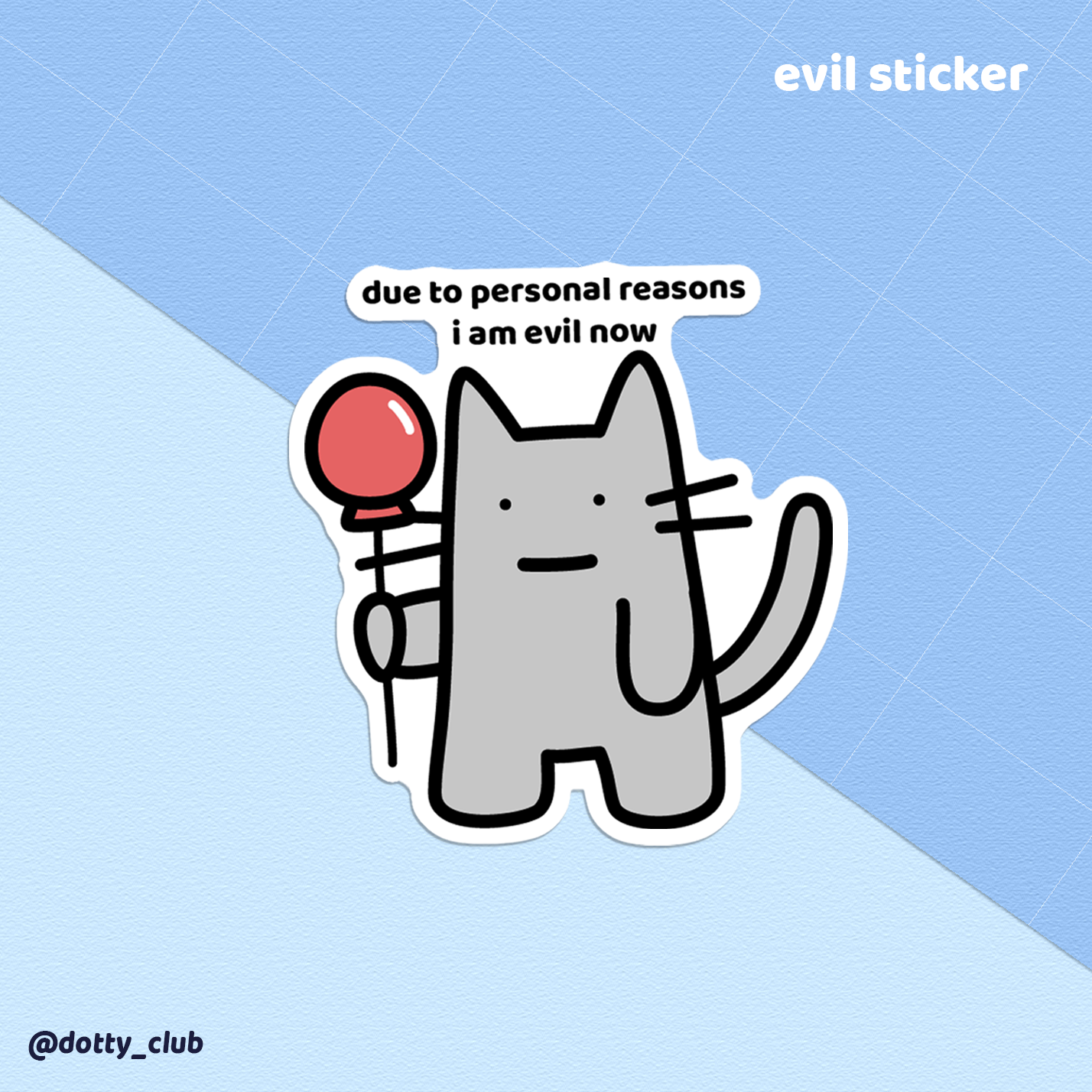 Evil Sticker