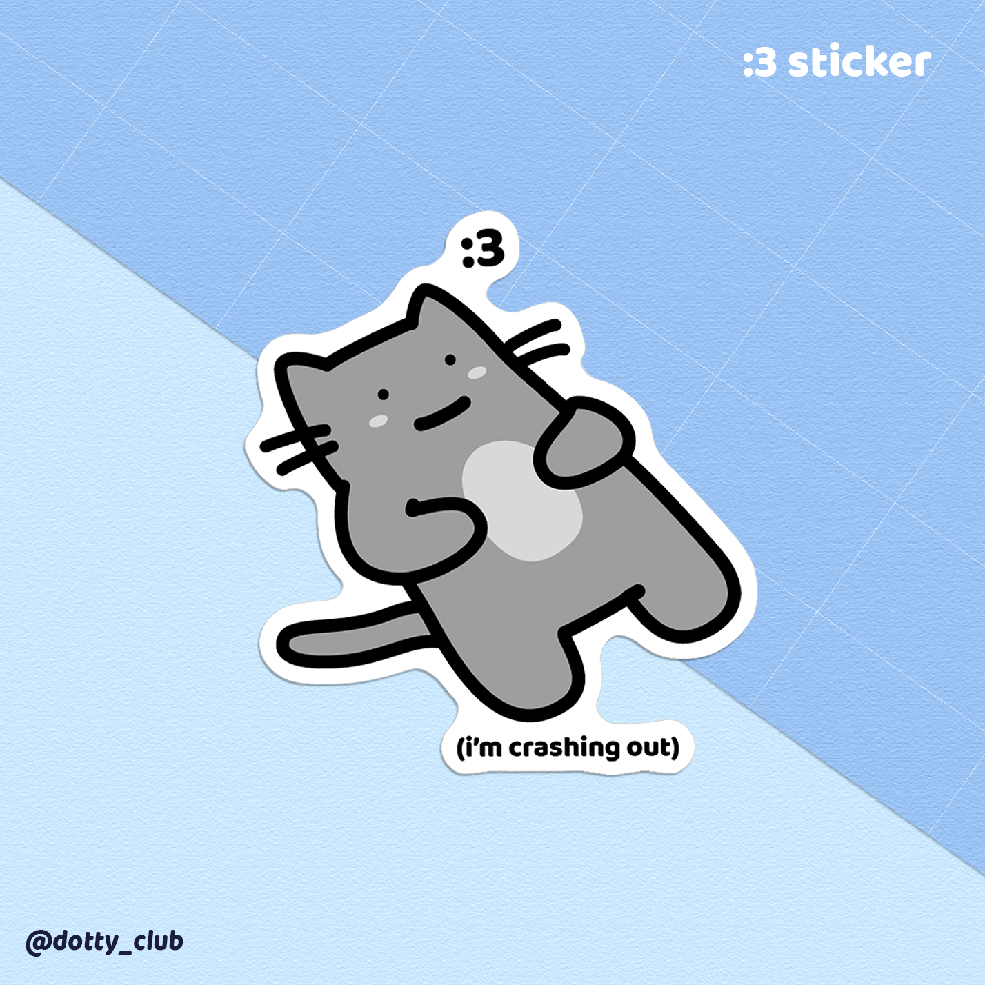 :3 Sticker