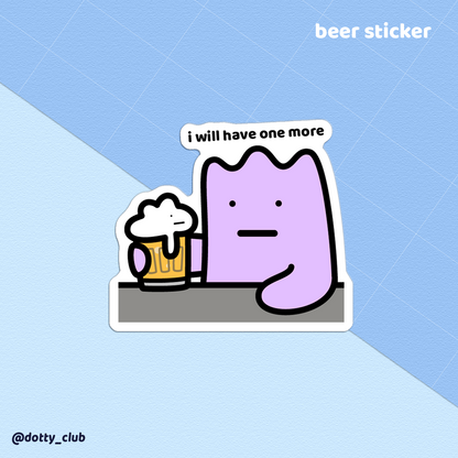 Beer Sticker