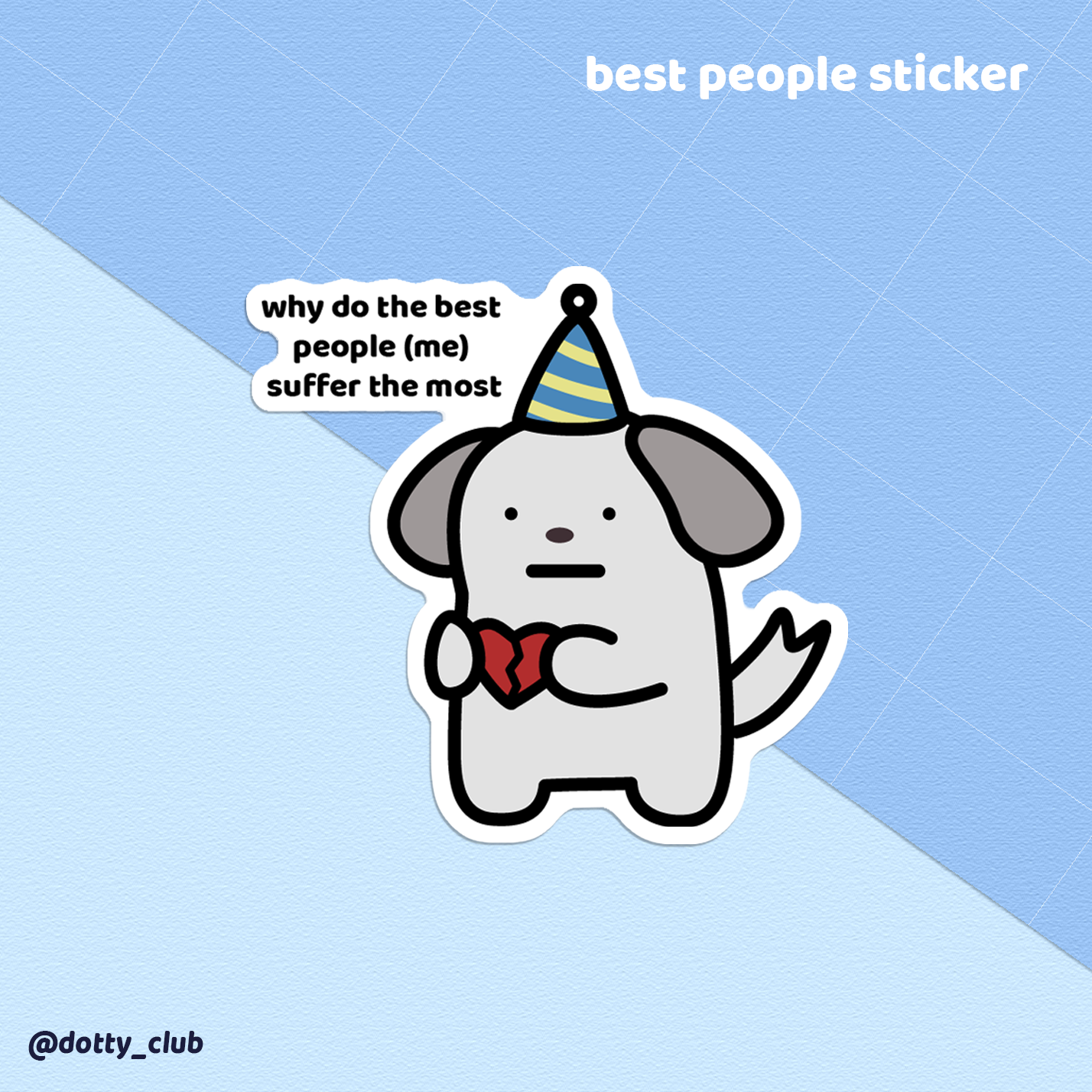 Best People Sticker