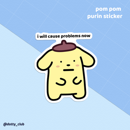 Pom Pom Purin Sticker