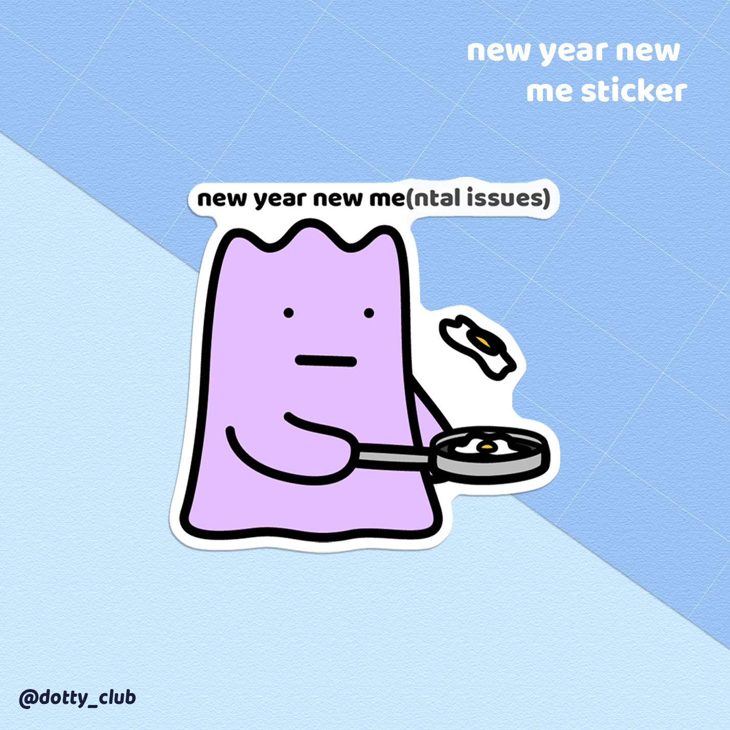 New Year New Me Sticker