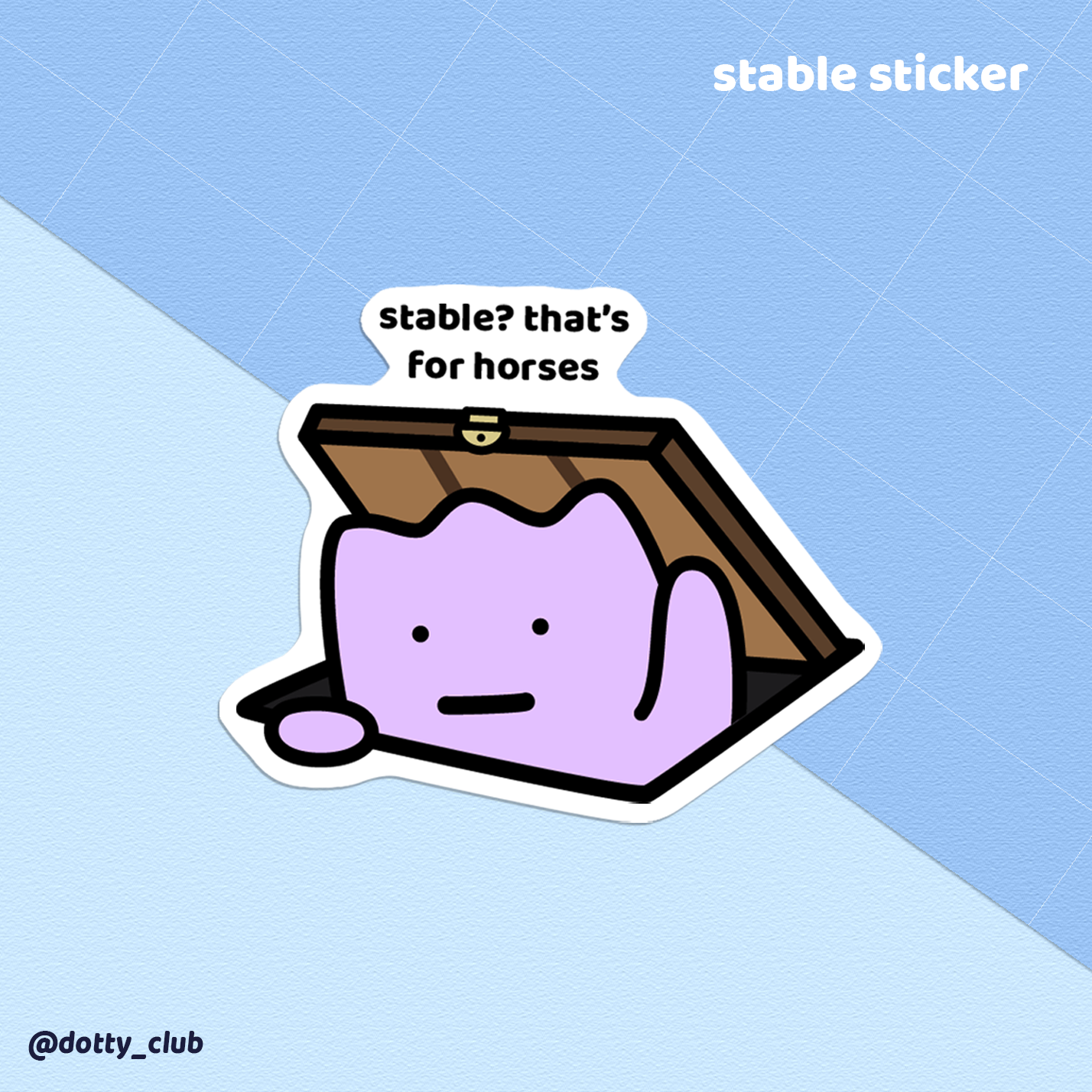 Stable Sticker