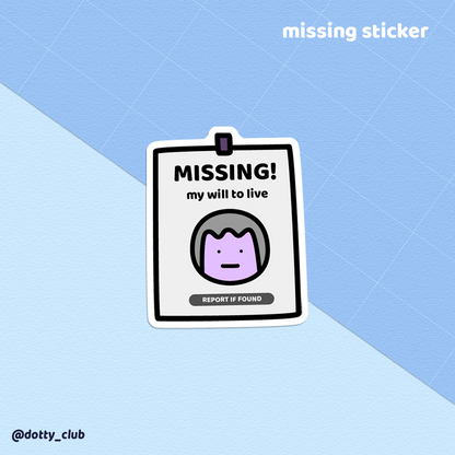 Missing Sticker