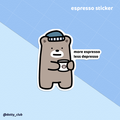 Espresso Sticker