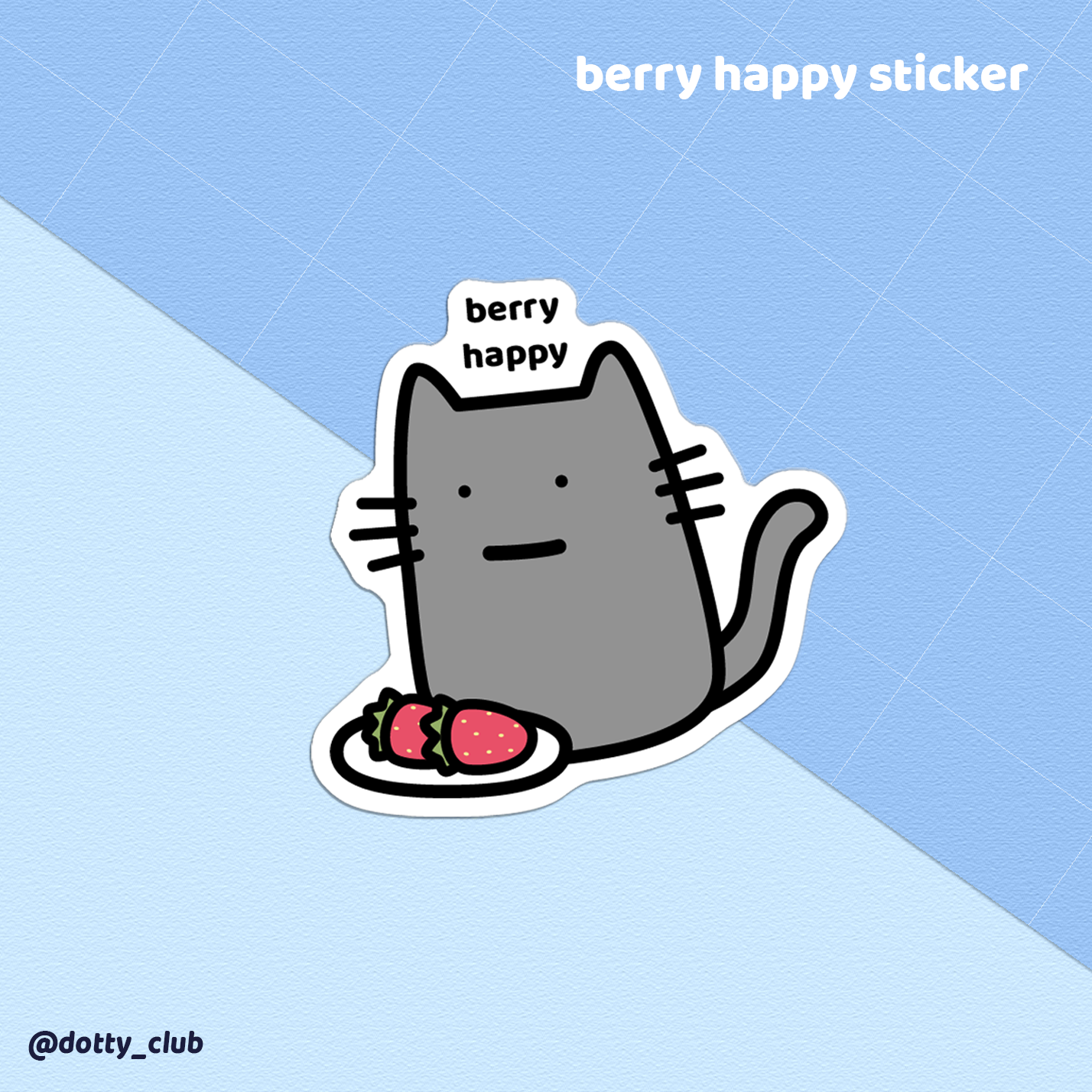 Berry Happy Sticker