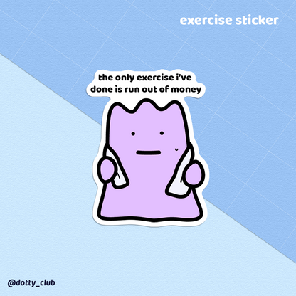 Exercise Sticker