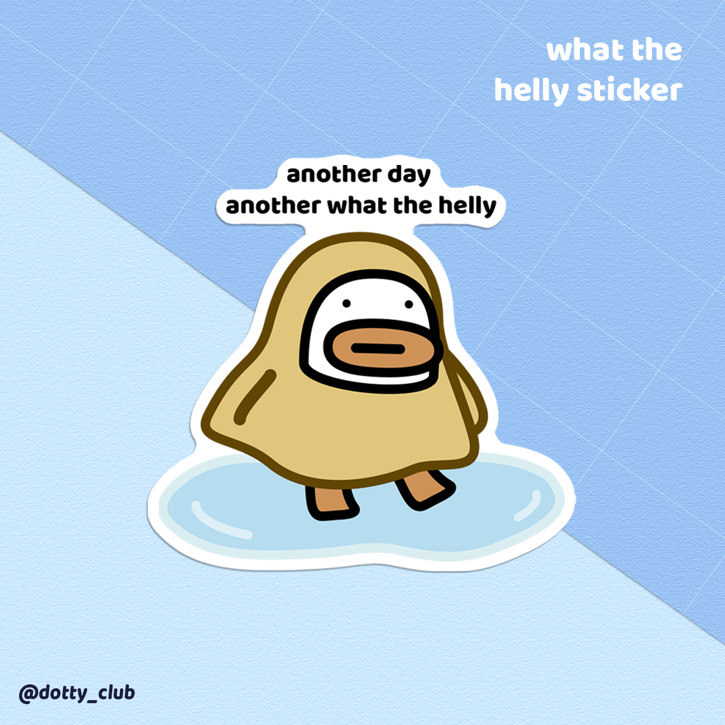 What The Helly Sticker