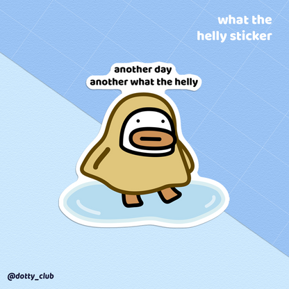 What The Helly Sticker