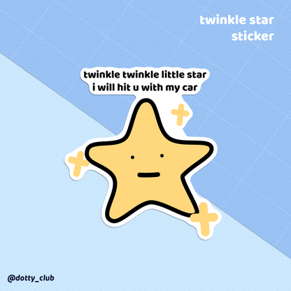 Twinkle Star Sticker