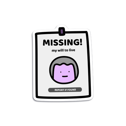Dottyclub Missing Sticker