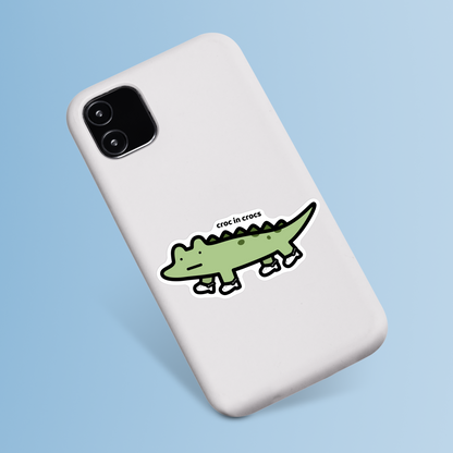 Croc In Crocs Sticker