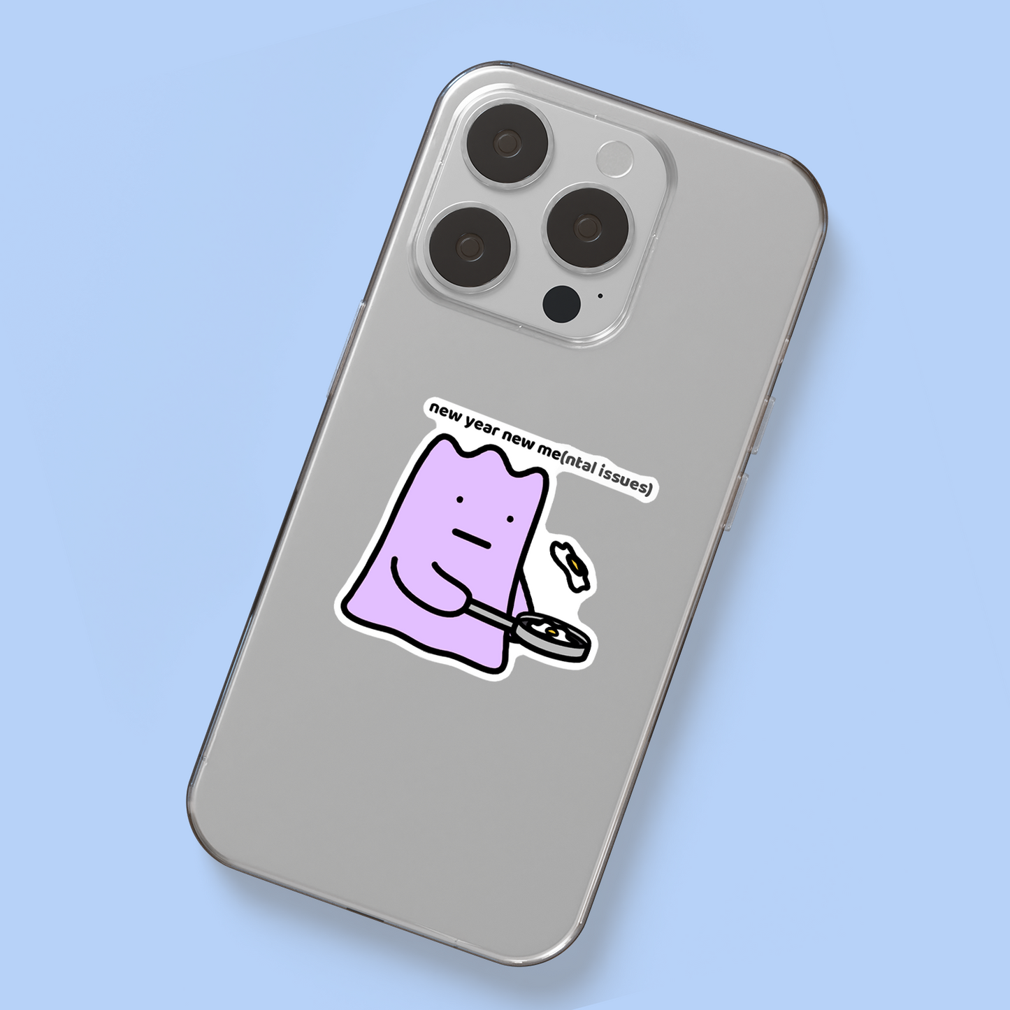 New Year New Me Sticker