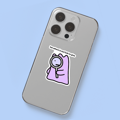 Searching For A Fuck Sticker