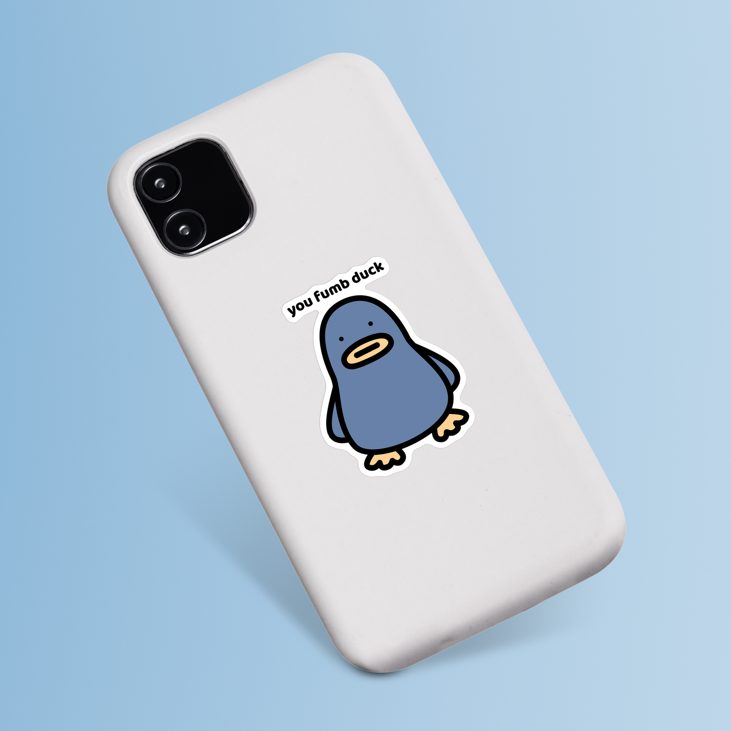 Fumb Duck Sticker