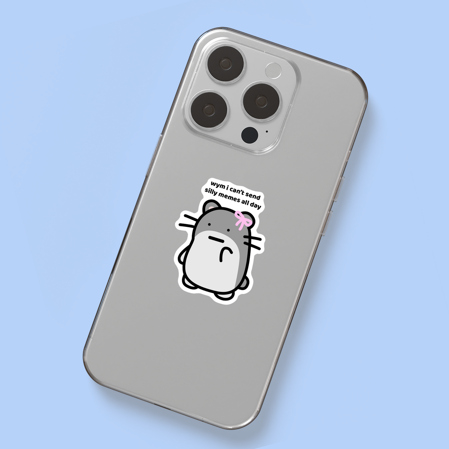 Coquette Hamster Sticker