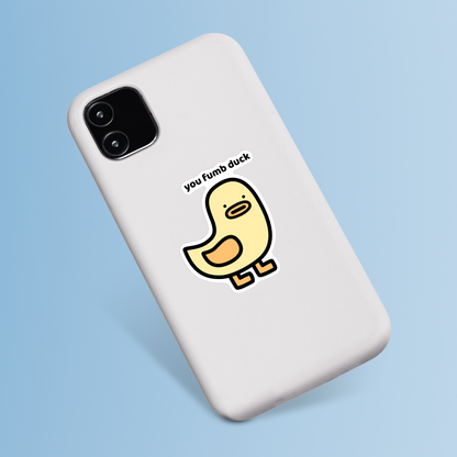 Fumb Duck Sticker