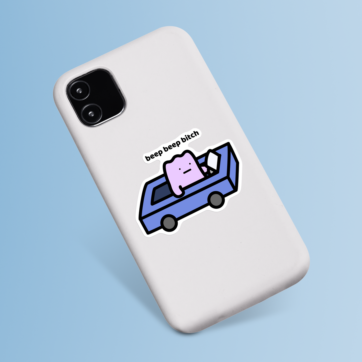 Beep Beep Sticker