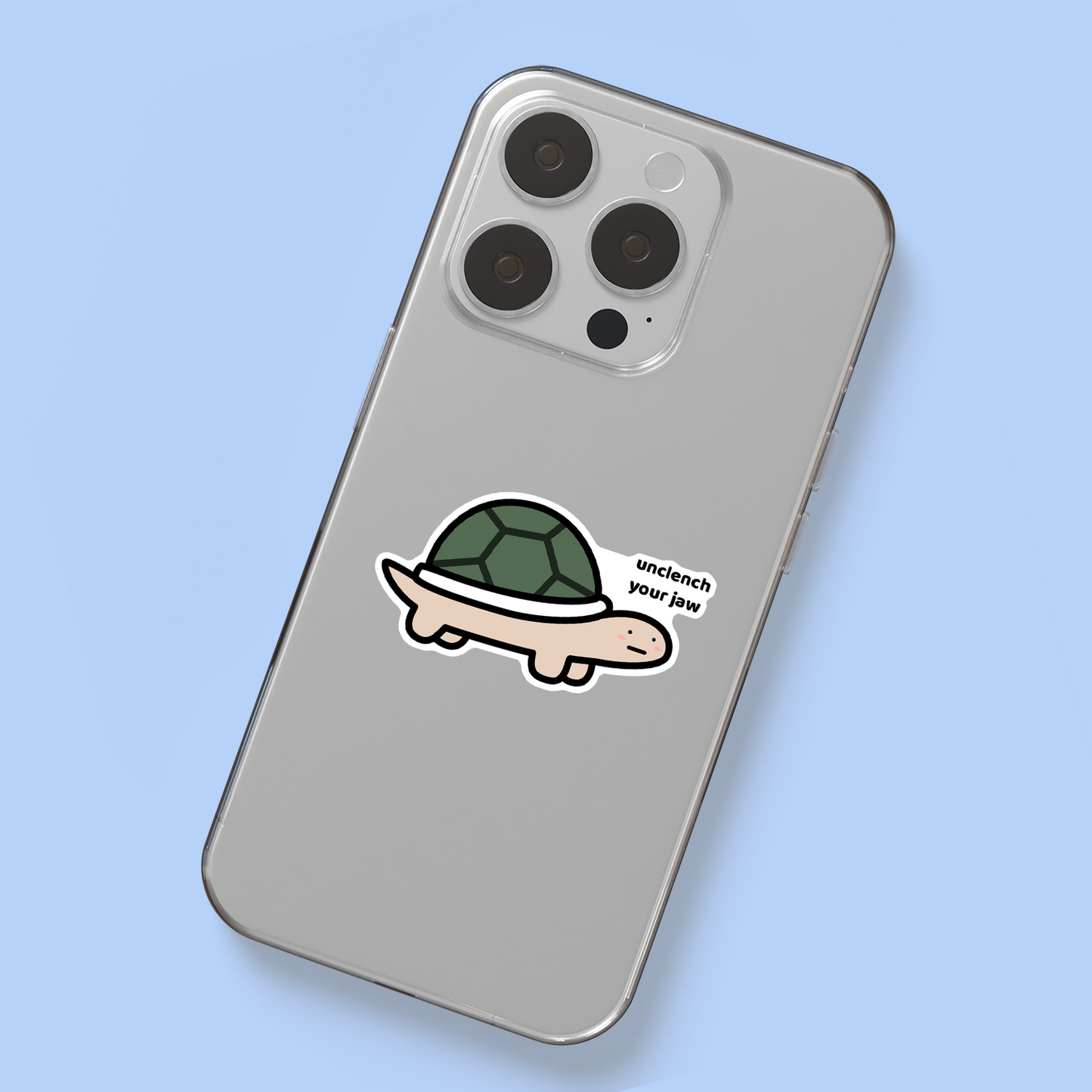 Unclench Your Jaw Sticker