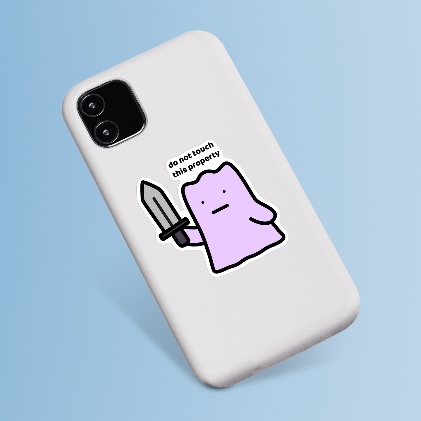 Do Not Touch Sticker