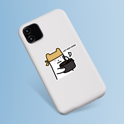Let Him Cook Sticker