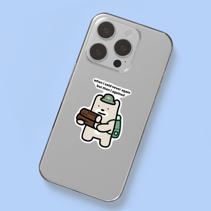 Again Sticker