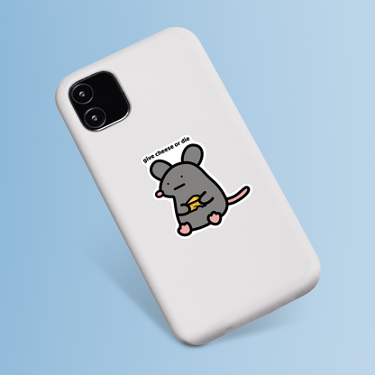 Give Cheese Sticker