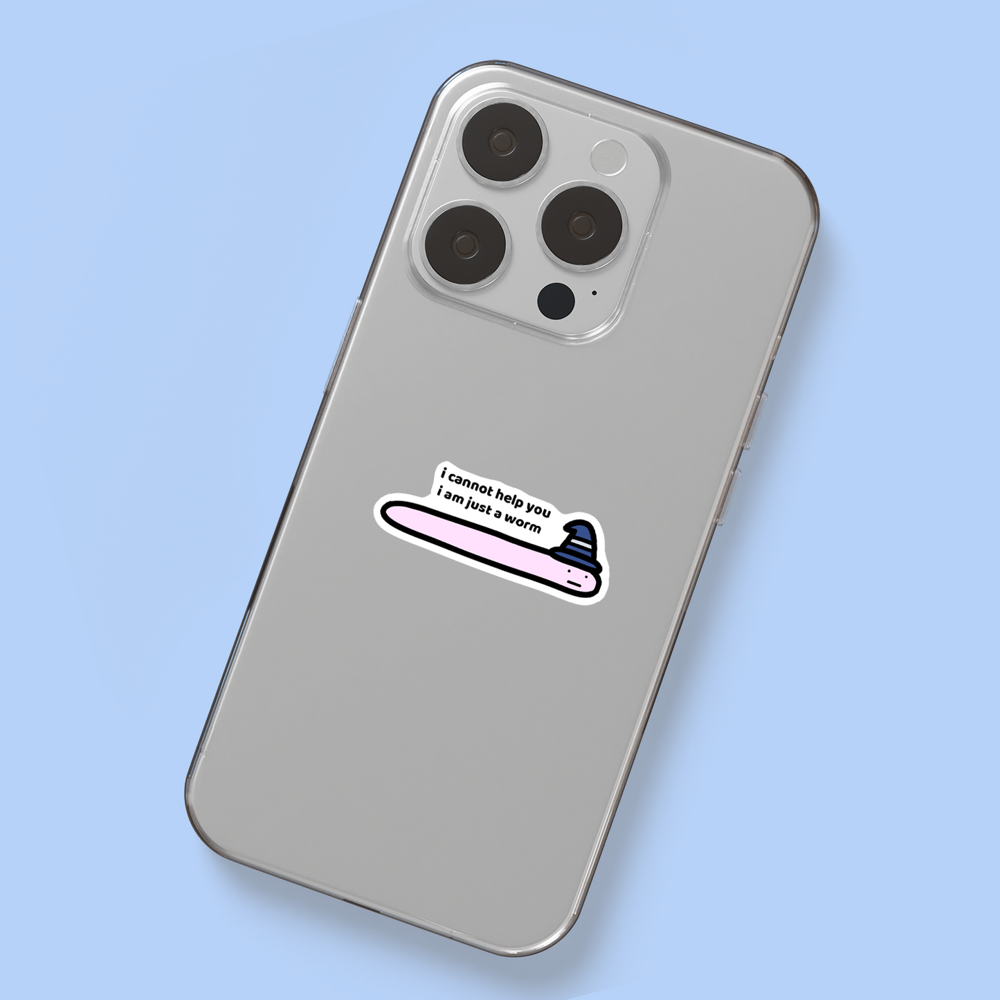 Worm Sticker