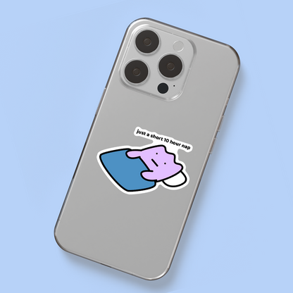 Short Nap Sticker
