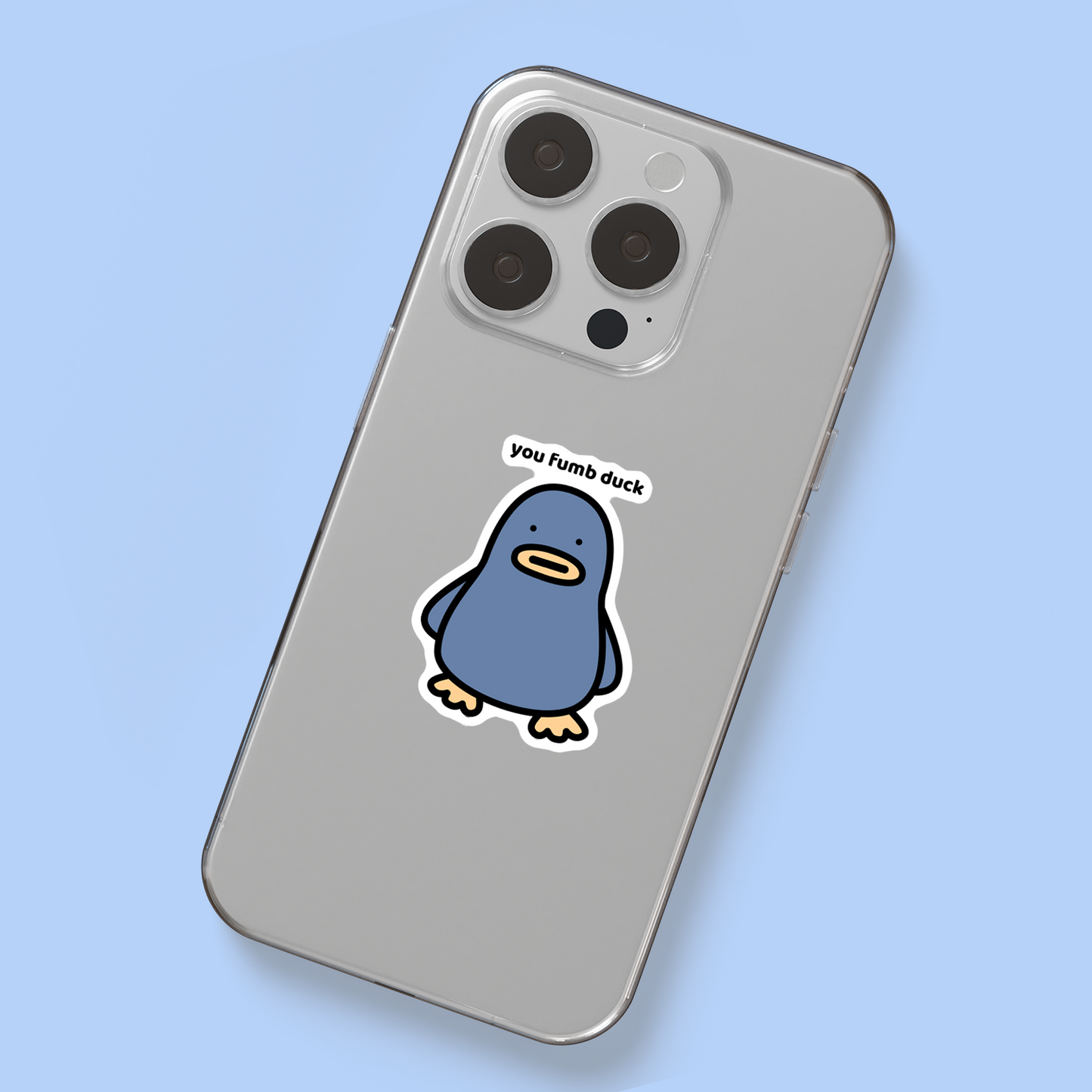 Fumb Duck Sticker