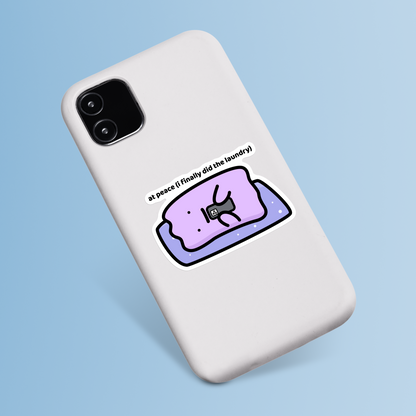 At Peace Sticker