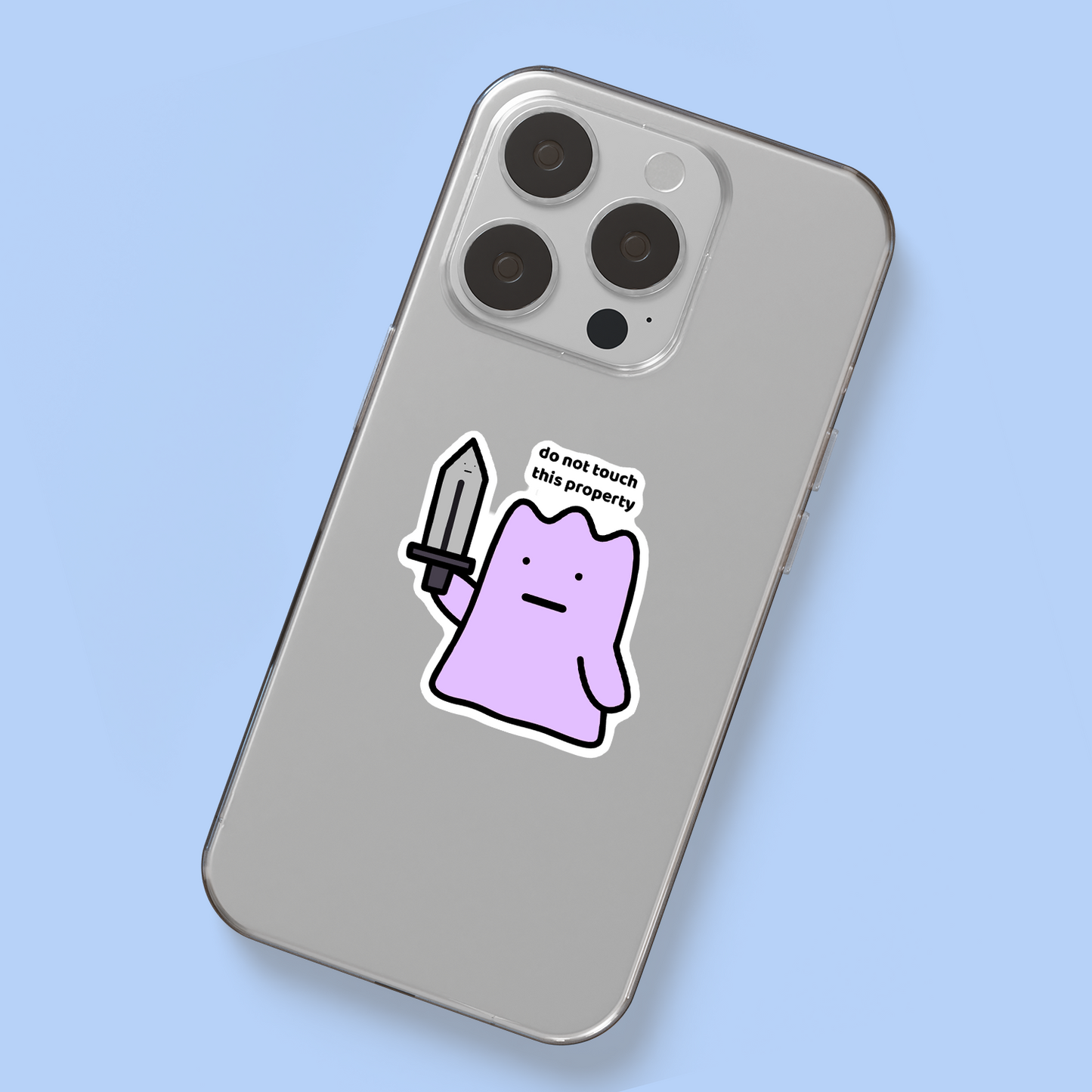 Do Not Touch Sticker