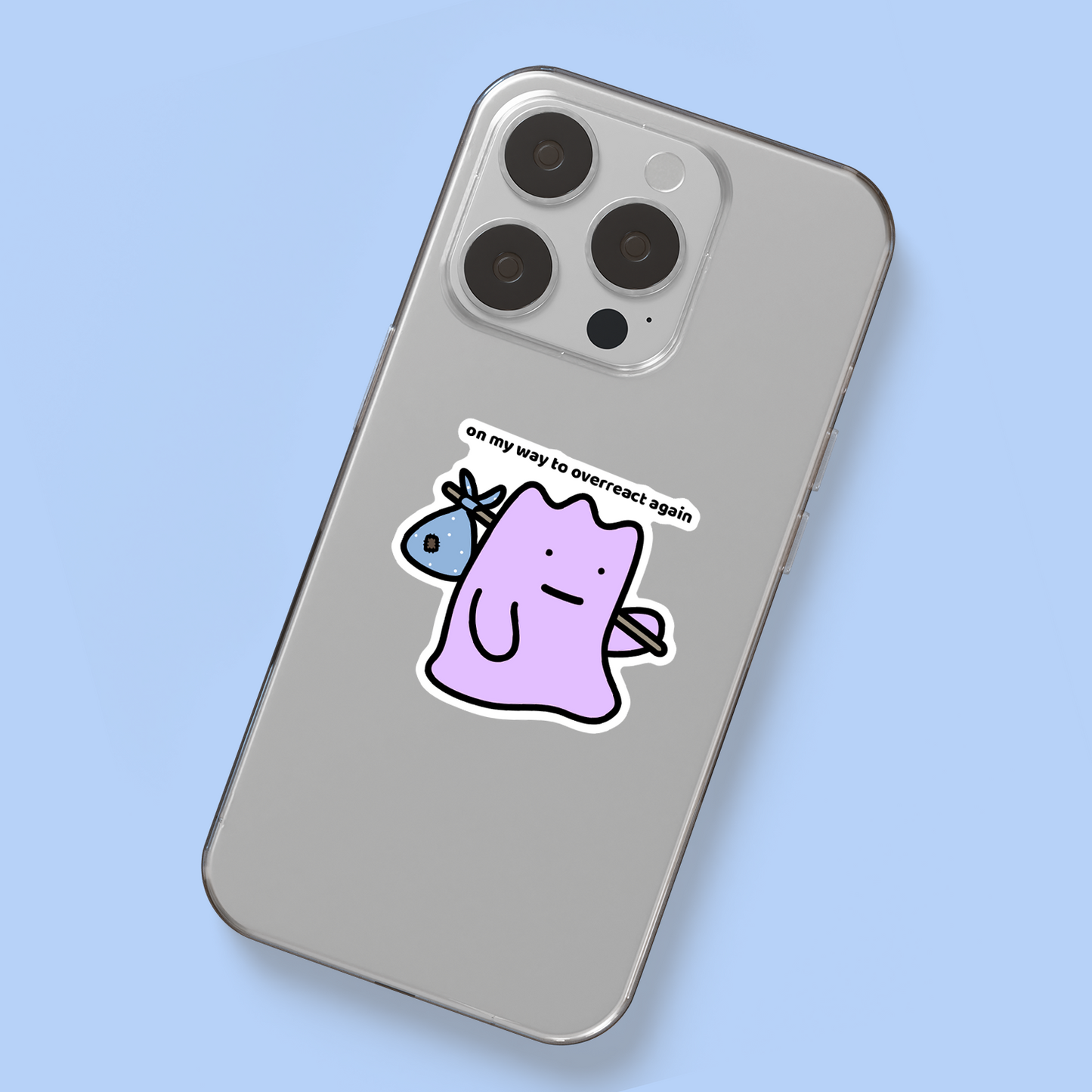 Overreact Sticker
