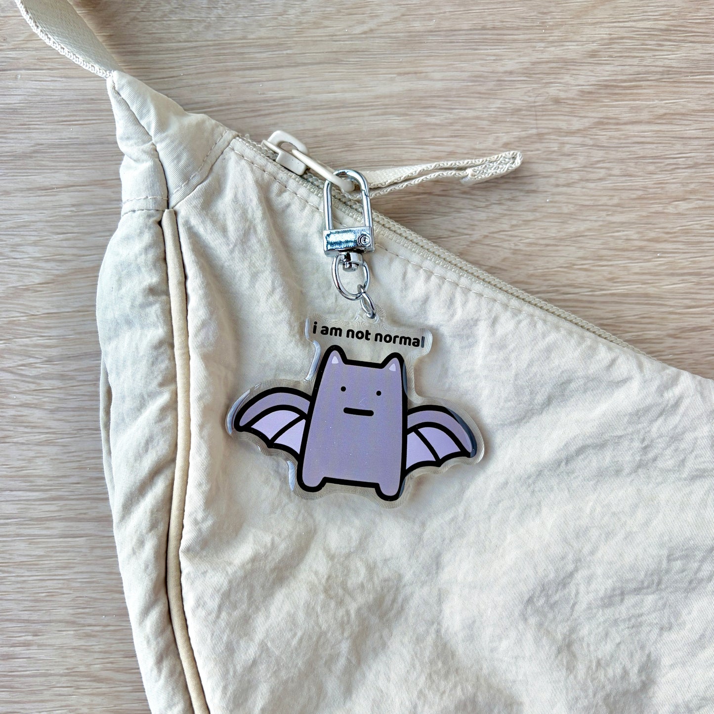 Bat Cat Keychain