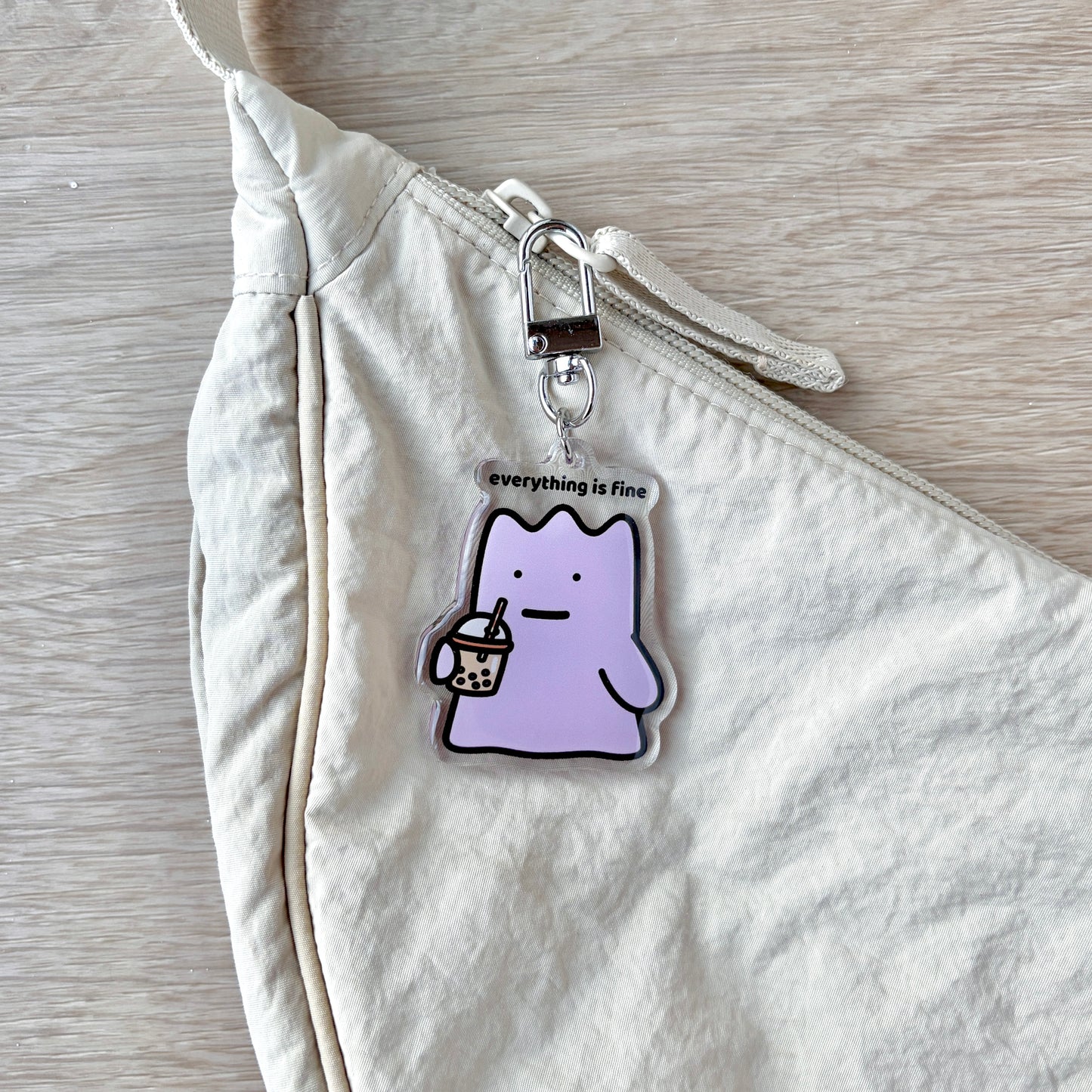 Everything Is Fine Keychain
