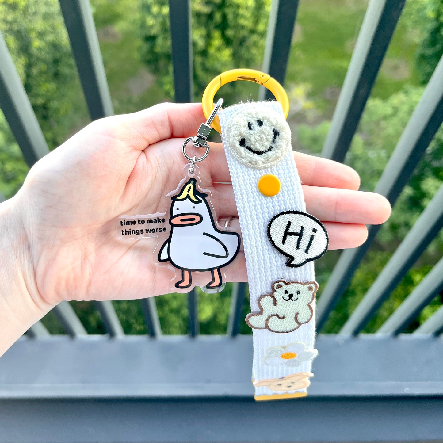 Make Things Worse Keychain