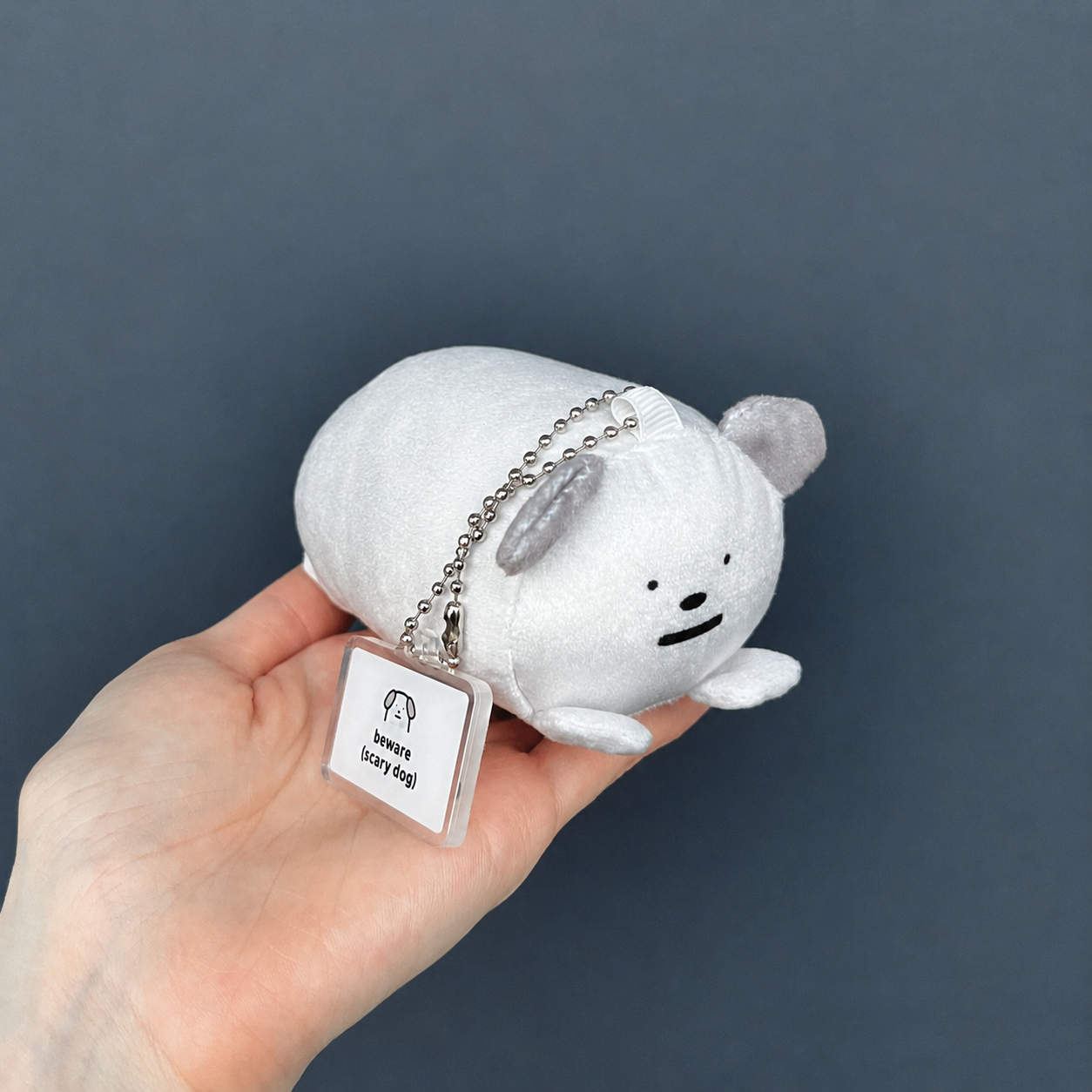 Beware Plush Keychain