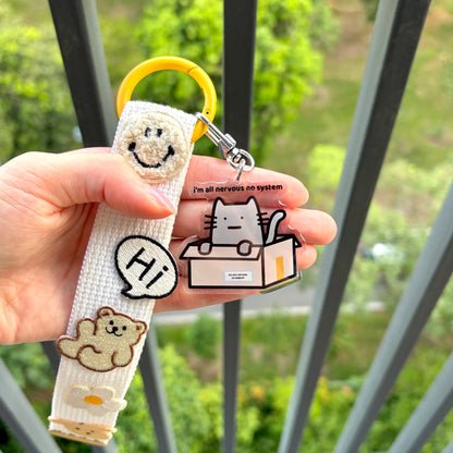All Nervous No System Keychain