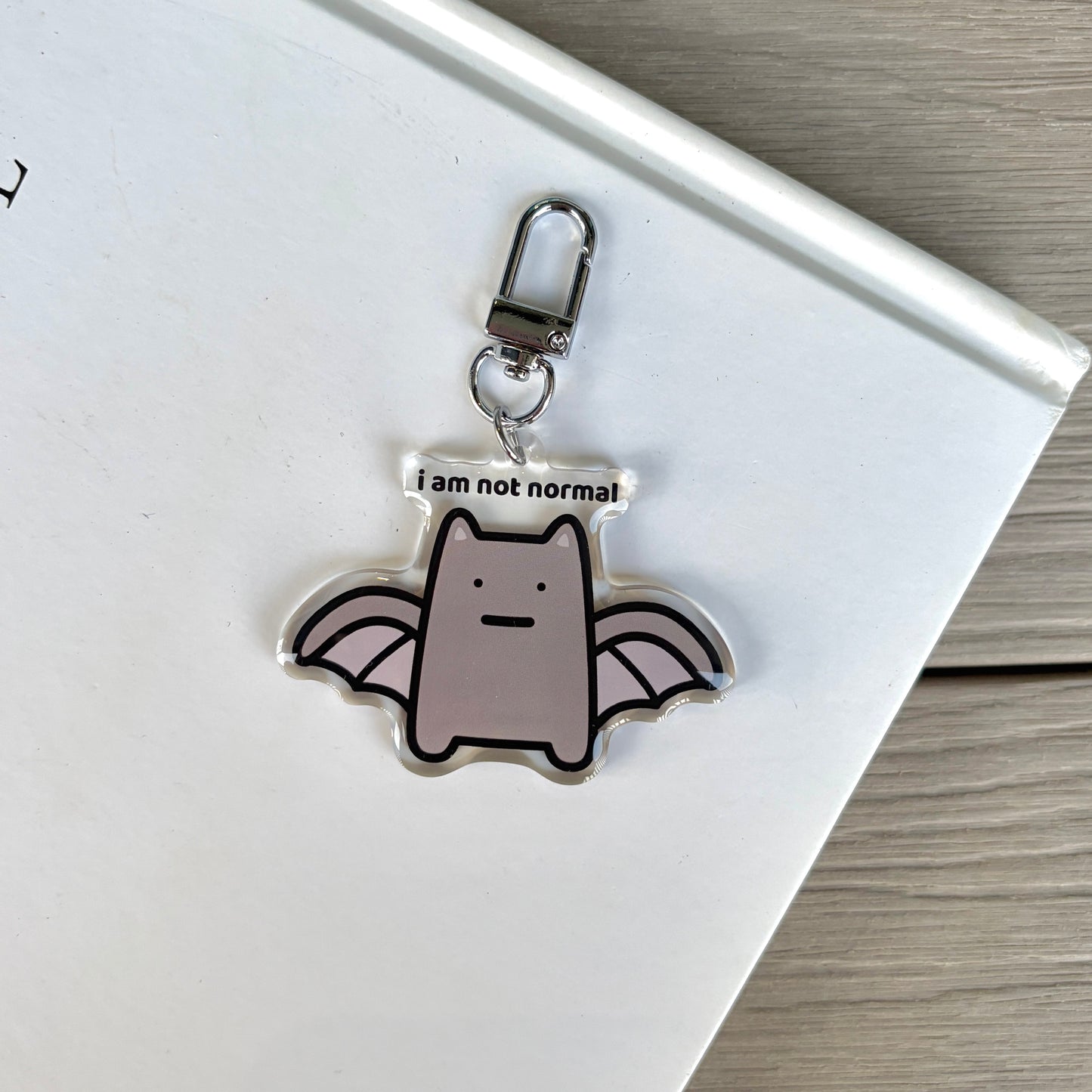 Bat Cat Keychain