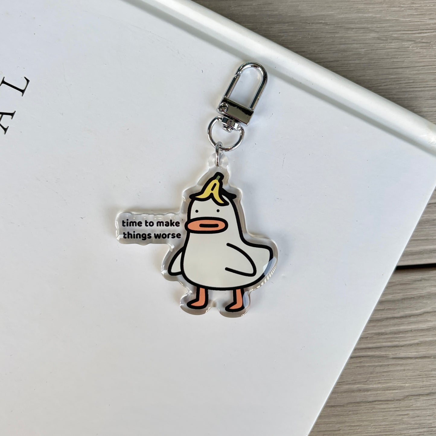 Make Things Worse Keychain
