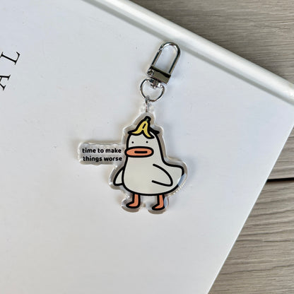 Make Things Worse Keychain