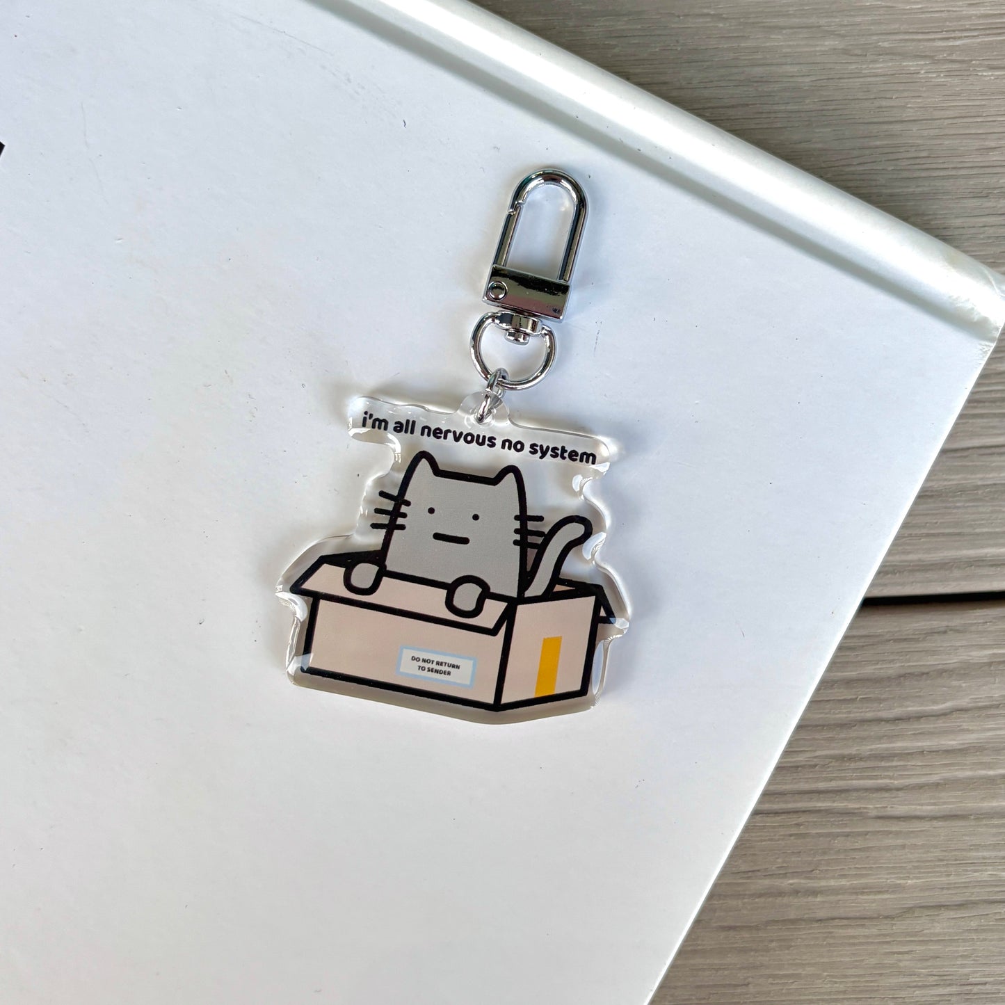 All Nervous No System Keychain