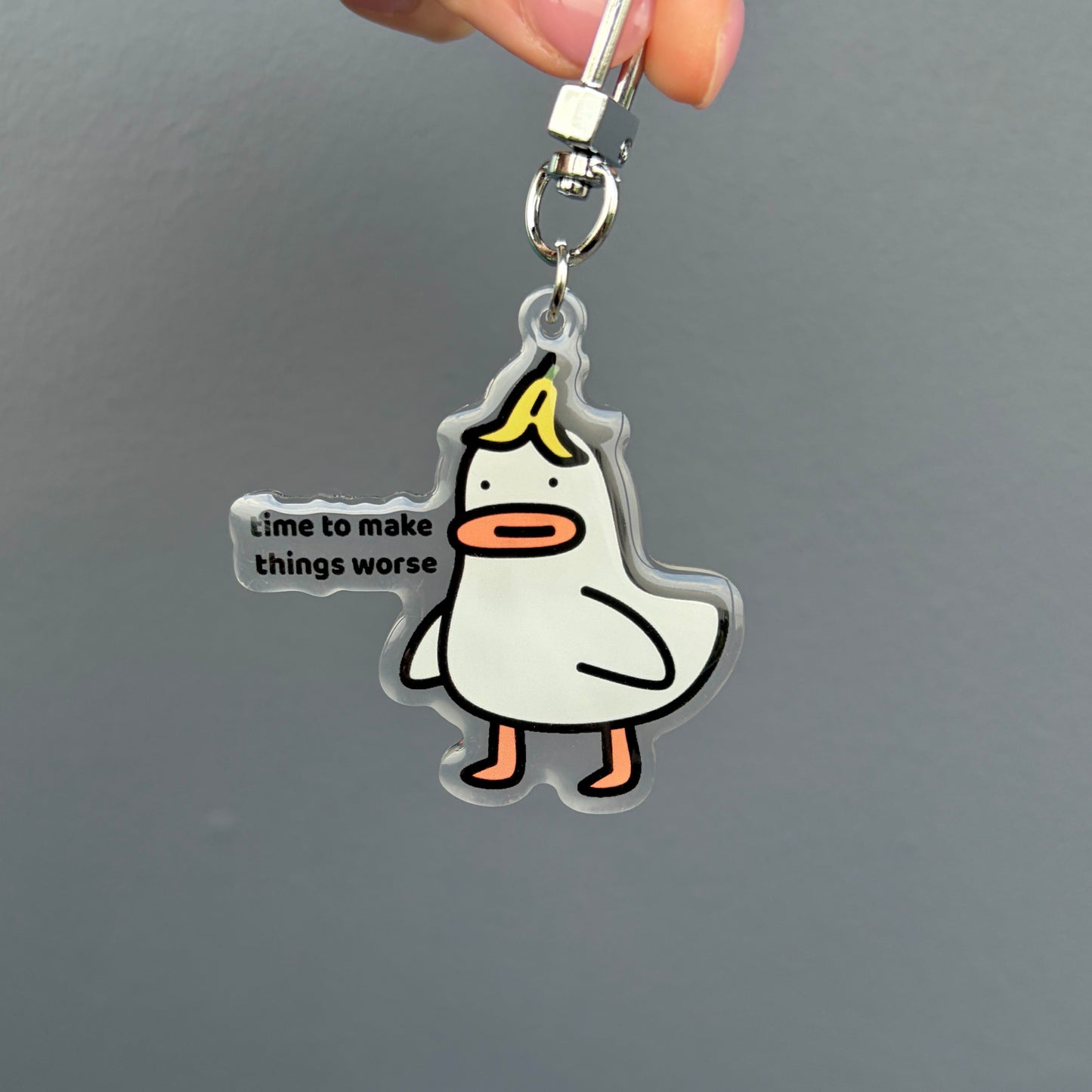 Make Things Worse Keychain