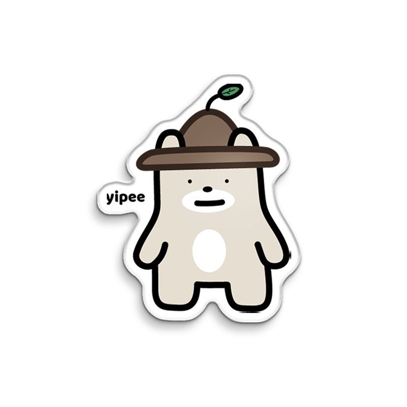 Yipee Mini Acrylic Pin